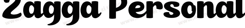 Zagga Personal Use R字体转换